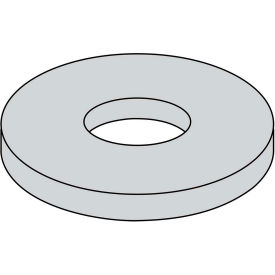 Fender Washer - M6 x 18 x 1.6 - Grade A - Steel - Zinc CR+3 - DIN 9021B - Pkg of 300 - BBI 740086 740086