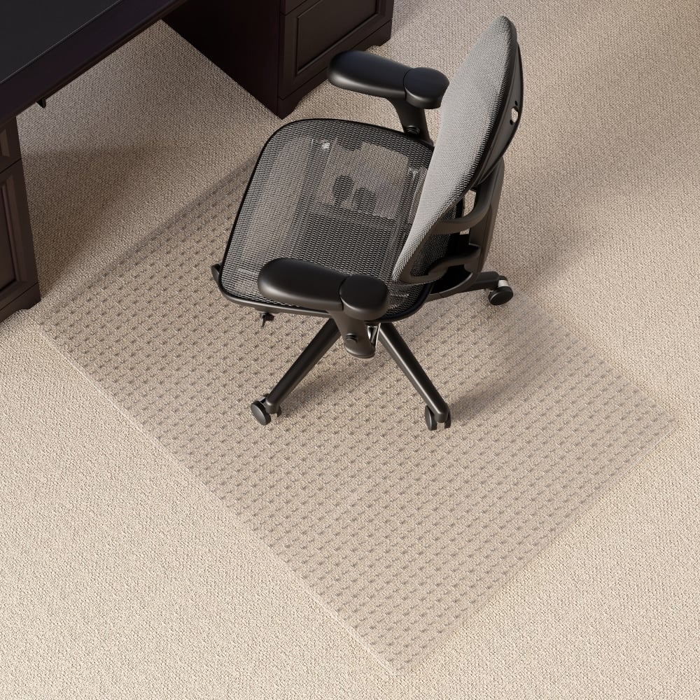 Realspace Medium Pile Chair Mat, 36in x 48in, Clear (Min Order Qty 2) MPN:CM34140OD