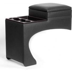 TSI Bench Seat Mounted Console-Full Size Pickup-Suburban - Model 10111 in Vinyl Black 10111