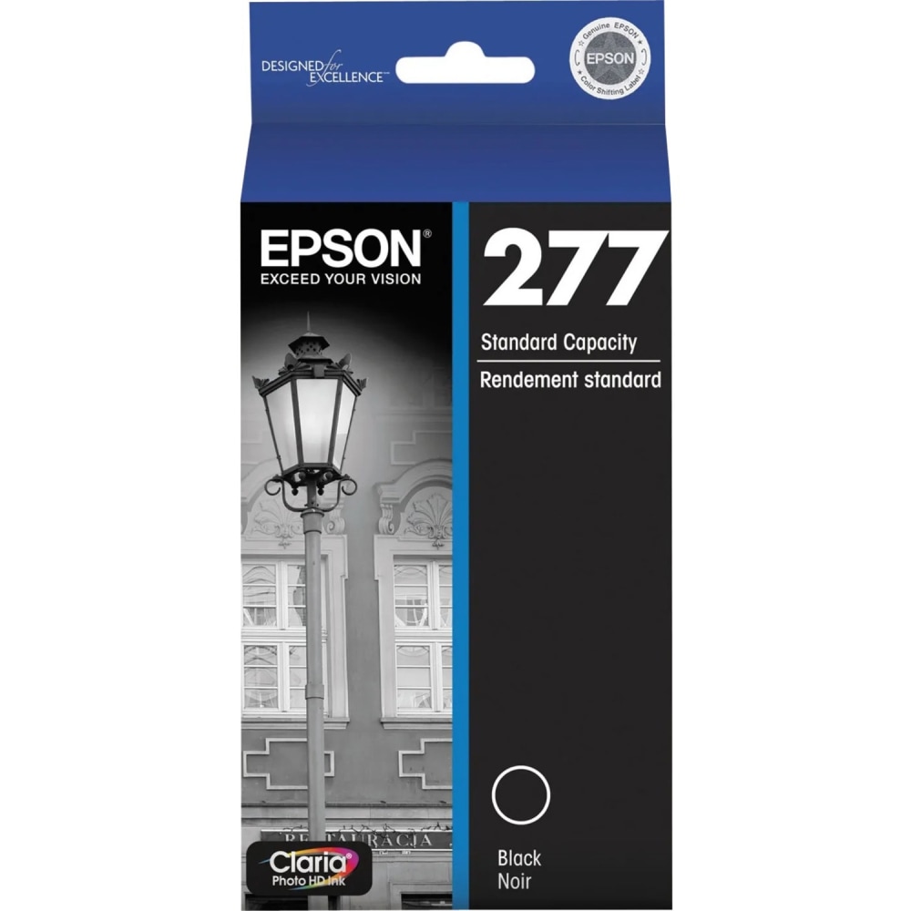 Epson 277 Claria Black Ink Cartridge, T277120 (Min Order Qty 5) MPN:T277120S