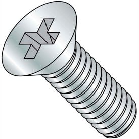 8-32X1  Phillips Flat Machine Screw Fully Threaded Zinc Pkg of 7000 0816MPF