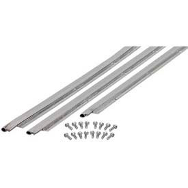 M-D Universal Door Jamb Weatherstrip 3 Piece Kit 01073 Silver includes hardware for install 01073