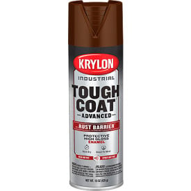 Krylon® Tough Coat Advance  Spray Paint w/ Rust Barrier Technology 20 oz. Gloss Leather Brown - Pkg Qty 6 K00759008