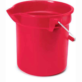 Rubbermaid® Brute 10 Qt. Round Plastic Utility Bucket 10-1/2