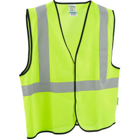 GoVets™ Class 2 Hi-Vis Safety Vest Solid Polyester Lime L/XL 638LL641