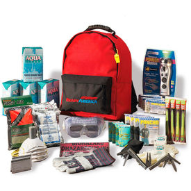 Ready America® Grab 'N Go 3 Day Deluxe Emergency Kit 70385 4 Person Backpack 70385