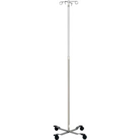 Blickman 1305-4P Chrome IV Stand with 4-Leg Base 4-Hook 52