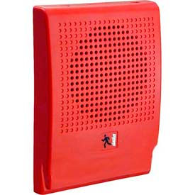 Edwards Signaling G4SVRN Wall Speaker Strobe 70 V Red G4SVRN