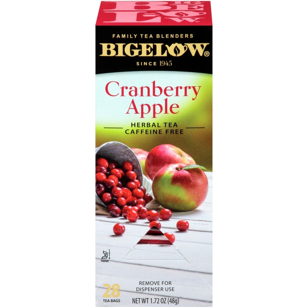 Bigelow Cranberry Apple Herbal Tea Bag - 28 Teabag - 28 / Box (Min Order Qty 12) MPN:10400