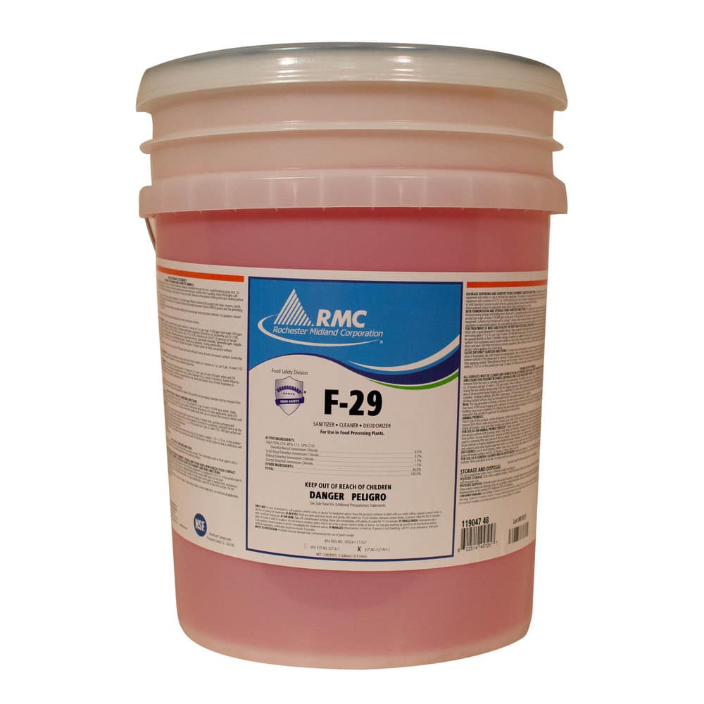 All-Purpose Cleaners & Degreasers, Disinfectant Type: Food Sanitizer , Form: Liquid , Container Type: Bucket , Container Size: 5gal , Scent: Mild  MPN:11904745