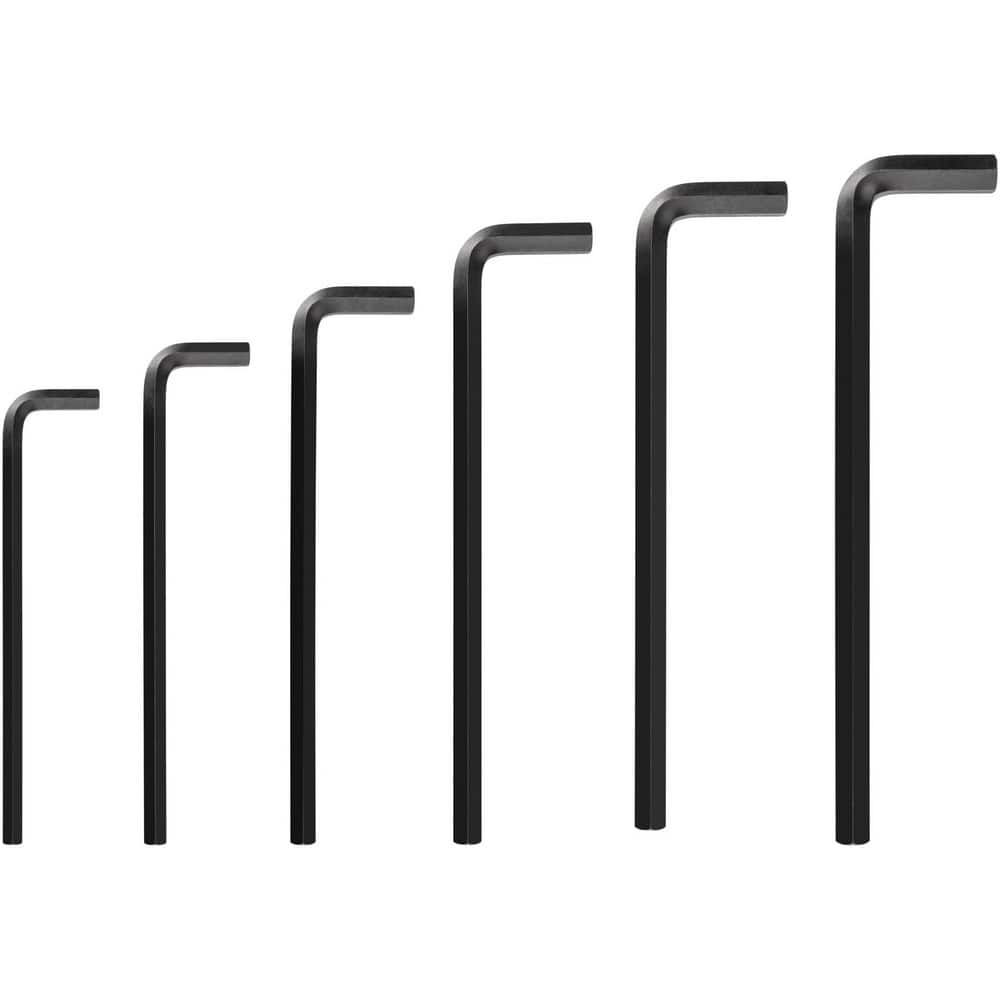 Hex Key Sets, Tool Type: Hex Key Set , Handle Type: L-Wrench , Hex Size Range (Inch): 7/16 - 3/4 , Material: Steel , Overall Length (Decimal Inch): 6.0000  MPN:KLX90101