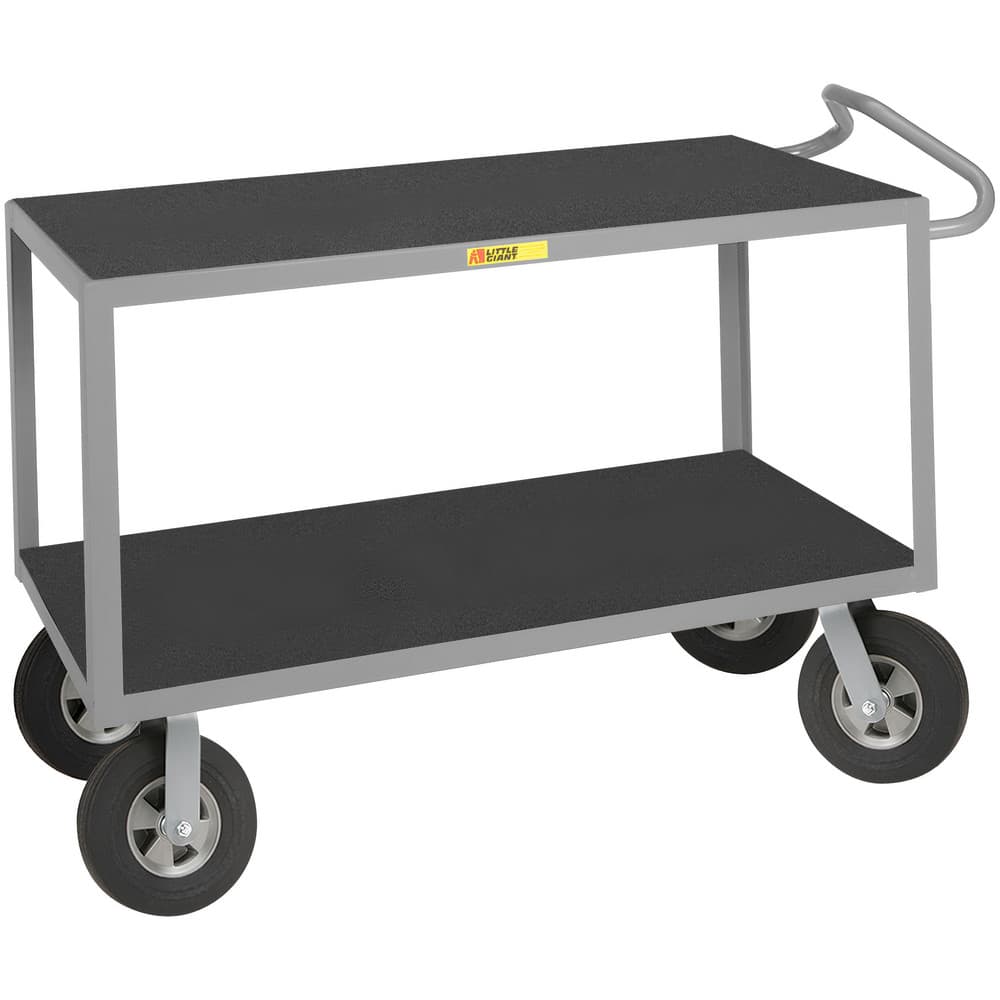 Carts, Cart Type: Ergonomic Handle Instrument Cart , Caster Type: 2 Rigid, 2 Swivel , Material: Steel , Length (Inch): 54 , Height (Inch): 38  MPN:ENGF-2448-10SRM