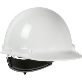 Dynamic Dom Cap Style Dome Hard Hat HDPE Shell 6-Pt Suspension Rachet Adjustment White 280-HP341SR-01