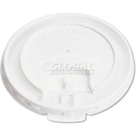 SOLO® Liftback & Lock Tab Cup Lids for Foam Cups 10 oz White 1000/Carton LB3101