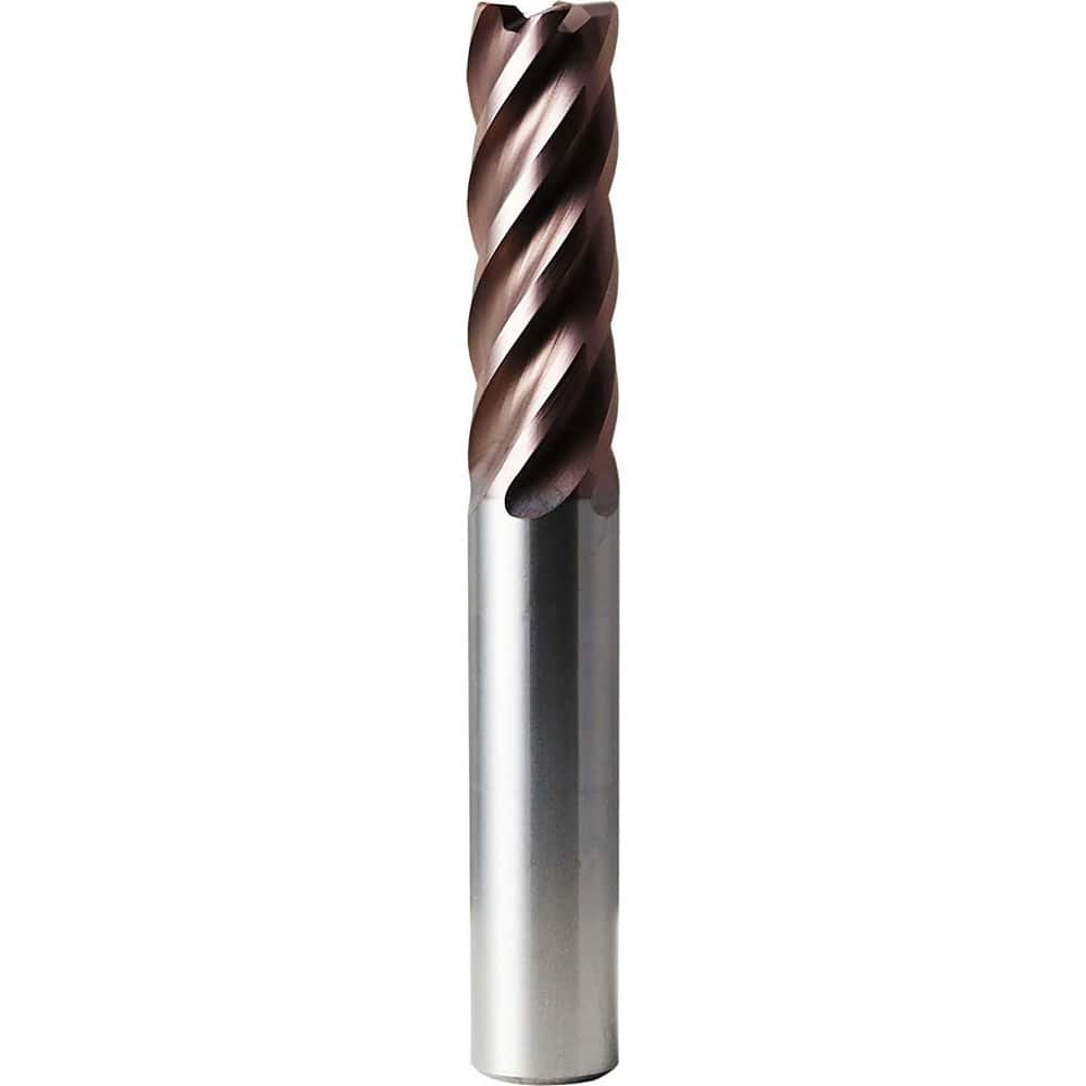 Corner Radius & Corner Chamfer End Mills, Mill Diameter (Inch): 3/4 , Mill Diameter (Decimal Inch): 0.7500 , Number Of Flutes: 5 , Length of Cut (Inch): 2-1/4  MPN:37662