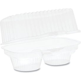 Pactiv Evergreen™ ClearView Bakery Cupcake Container 2 Comp. 6-3/4