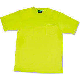 ERB® Aware Wear® 9601 T-Shirt Short Sleeve Non-ANSI L Hi-Viz Lime WEL14108LILG