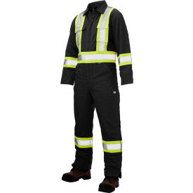 Tough Duck Insulated Safety Coverall 5XL Black S78731-BLACK-5XL