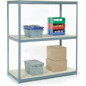 GoVets 3 Shelf Heavy Duty Boltless Shelving Starter 48