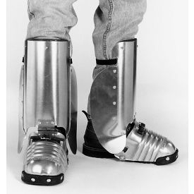 Ellwood Safety Foot-Shin Guards W/Side Shield Rubber Toe Clip Rubber Strap 5