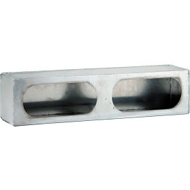 Dual Oval Smooth Aluminum Light Cabinet - LB3163ALSM LB3163ALSM