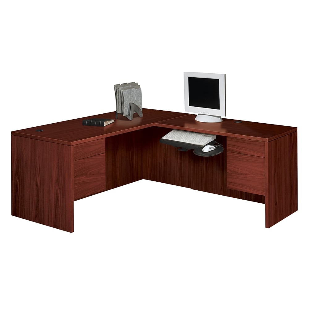 HON 10500 48inW 3/4 Pedestal Right Desk Return, Mahogany MPN:10515RNN