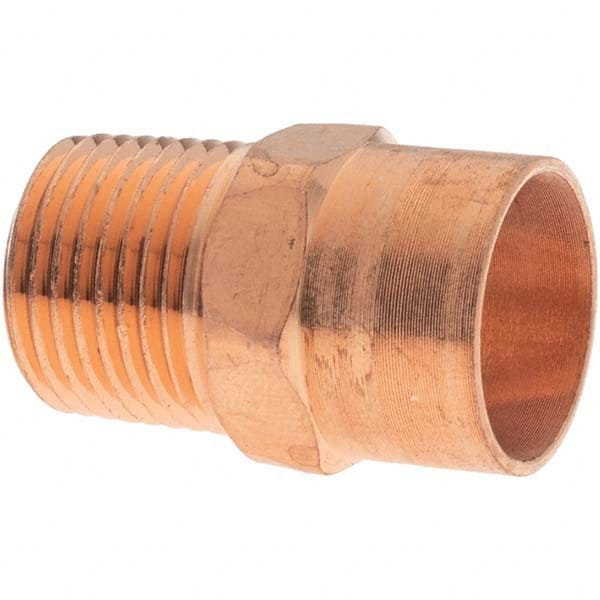 Wrot Copper Pipe Adapter: 1/2