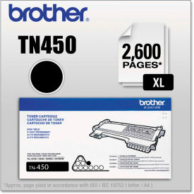 Brother® TN450 High-Yield Toner 2600 Page-Yield Black OEM TN450