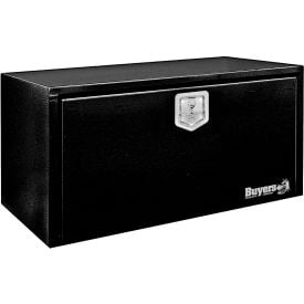 Buyers Steel Underbody Truck Box w/ Stainless Steel T-Handle - Black 14x16x24 - 1703300 1703300