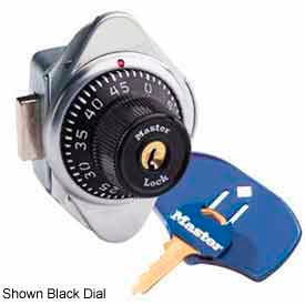 Master Lock® No. 1676MKMDBLUADA Built-In Combo Lock - ADA Compliant - Latch & Lift Handle-Blue 6MKMDBLUADA167