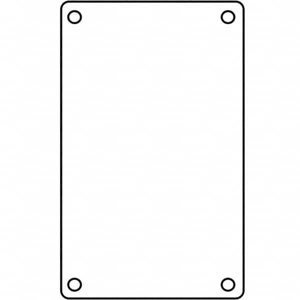 Wall Plates, Wall Plate Type: Blank Wall Plate , Color: Gray , Wall Plate Configuration: Blank Center Panel , Material: Aluminum , Shape: Rectangle  MPN:FSBCM