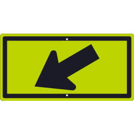 NMC TM607DG Traffic Sign Diagonal Arrow Down (Graphic) 12