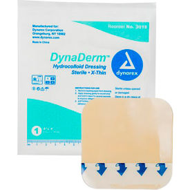 Dynarex DynaDerm™ Xtra Thin Hydrocolloid Dressing Bandage 4