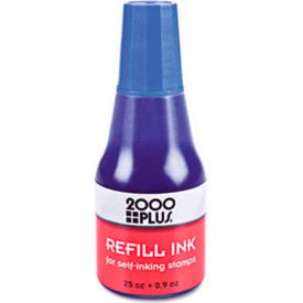 2000 PLUS Self-Inking Refill Ink Blue .9 oz Bottle 032961