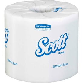 Scott® 100 Recycled Fiber Roll Bathroom Tissue 605 Sheets/Roll 80 Rolls/Case - KIM13217 KIM13217