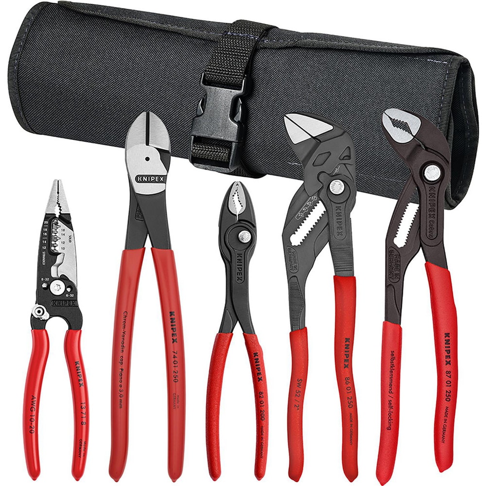 Plier Sets, Plier Type Included: Forged Wire Stripper, High Leverage Diagonal Cutters, TwinGrip Pliers, Pliers Wrench, Cobra. Water Pump Pliers  MPN:9K 00 80 150 US