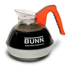 Bunn 06101.0102 - Easy Pour® Coffee Decanters Stainless Steel Bottom 64 Oz. Decaf 2 Pack 06101.0102