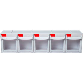 Shuter® FO-605 Tip Out Bin Drawer 5 Drawers 25 lb. Cap. 4-13/16