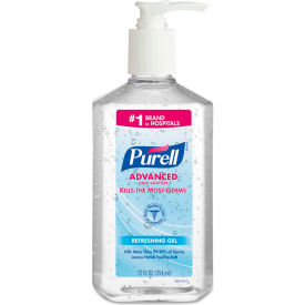 Purell Advanced Pump Bottle Instant Hand Sanitizer 12 oz. - 12/Carton - 3659-12 3659-12*