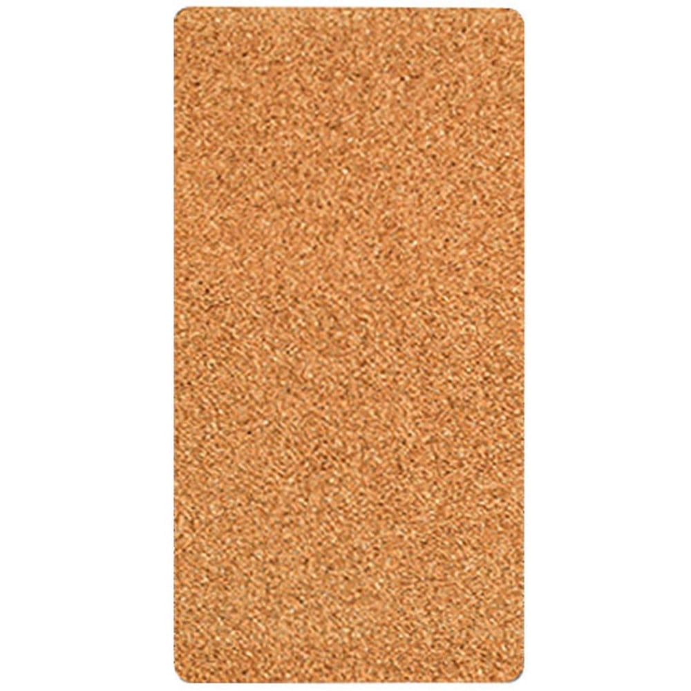 Lorell Do-it-Yourself Frameless Corkboard - 36in Height x 18in Width - Brown Cork Surface - Frameless - Aluminum Frame - 1 Each MPN:18328