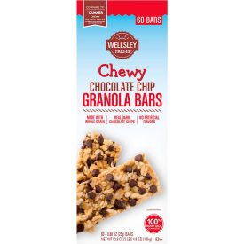 Wellsley Farms Chewy Chocolate Chip Granola Bars .88 oz 60 Count 22000538