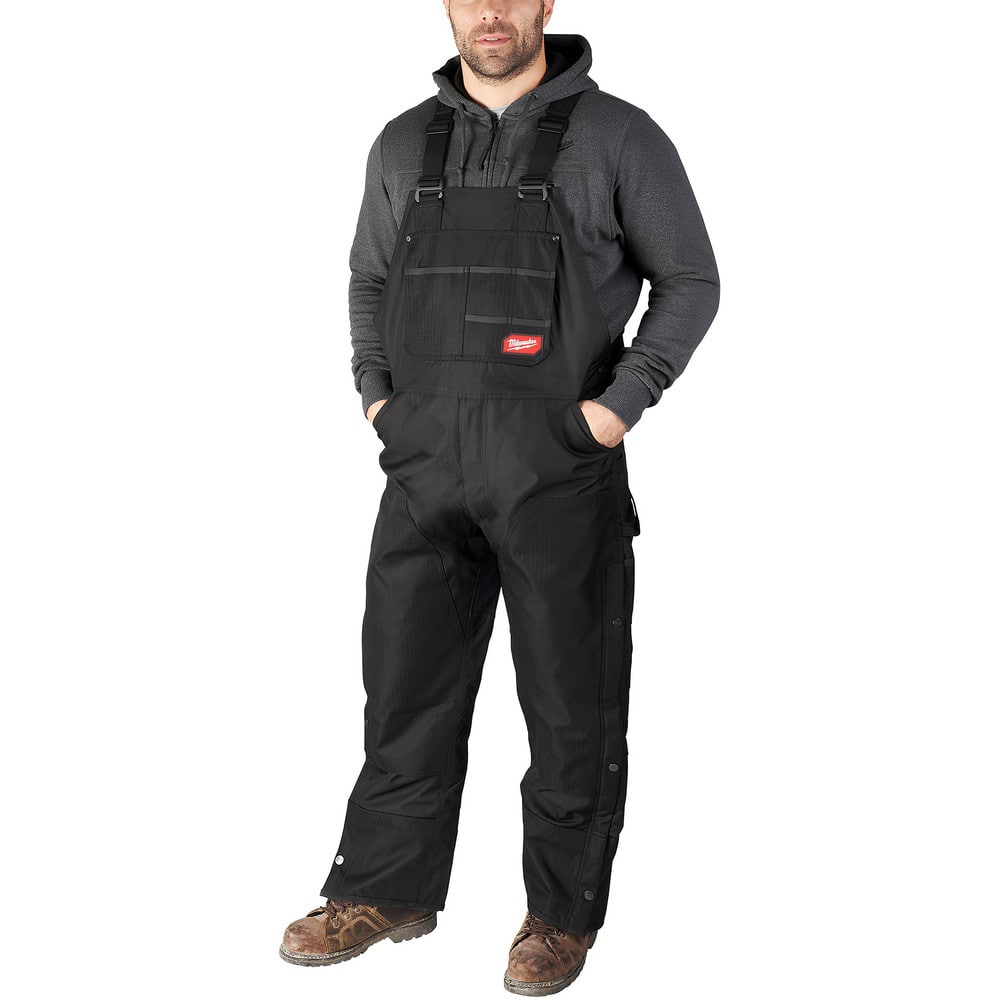 Coveralls & Overalls, Garment Style: Bib Overall , Garment Type: Water-Resistant, Wind Resistant , Size: X-Large Regular , Color: Black , Material: Polyester  MPN:261B-XLR