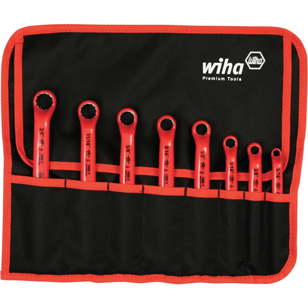 Wrench Sets, Set Type: Deep Offset Wrench Set , System Of Measurement: Inch , Container Type: Roll-Up Pouch , Wrench Size: 5/16 in, 3/8 in, 7/16 in, 1/2 in MPN:21096