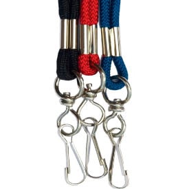 Kemp Whistle Rope Lanyard Black 10-429-BLK 10-429-BLK