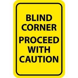 NMC TM71G Traffic Sign Blind Corner Proceed With Caution 18