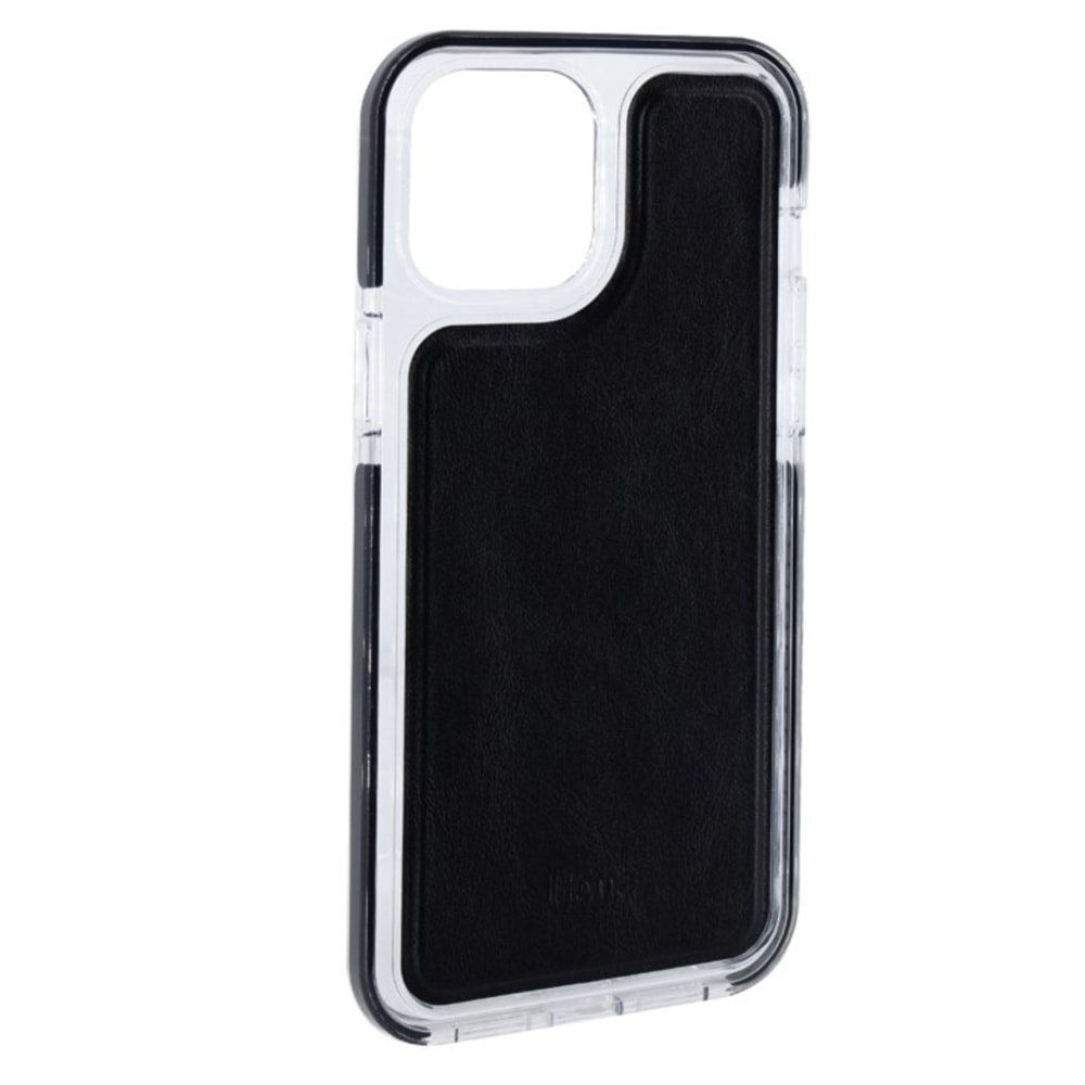 iHome Magnetic Vegan Leather Velo Case For iPhone 12 Pro Max, Black, 2IHPC0825B1L2 (Min Order Qty 3) MPN:2IHPC0825B1L2