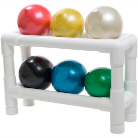 Thera-Band™ Soft Weights™ Ball with 2-Tier PVC Rack 6 Color Set 10-3158