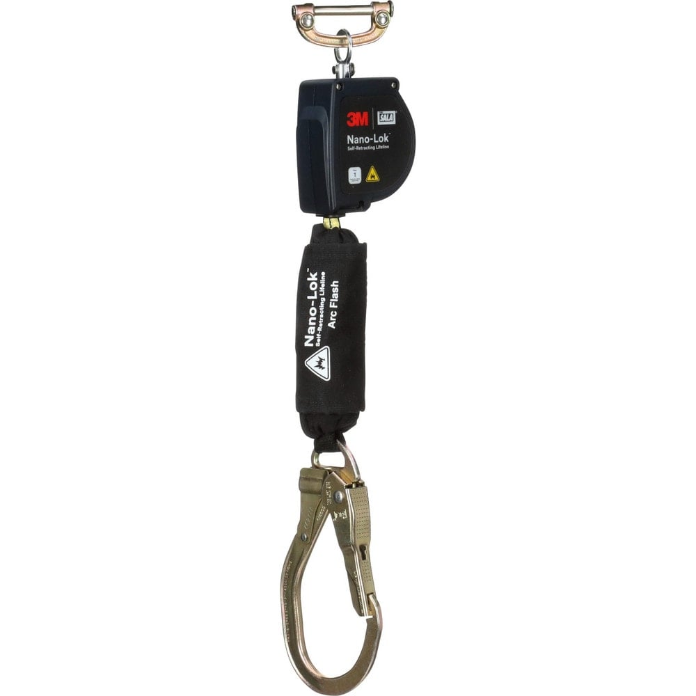 Self-Retracting Lanyards, Lifelines & Fall Limiters, Length (Feet): 8.000 , Housing Material: Thermoplastic , Unit Connector: Single Pin Connector  MPN:7012818554