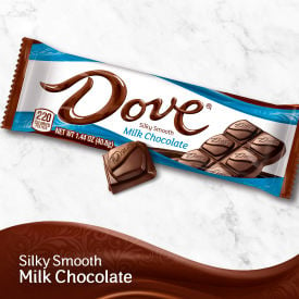 DOVE Milk Chocolate Bars 1.44 oz 18 Count 20900468