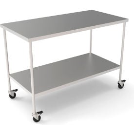 John Boos® Stainless Steel Mobile Instrument Table 30 x 16